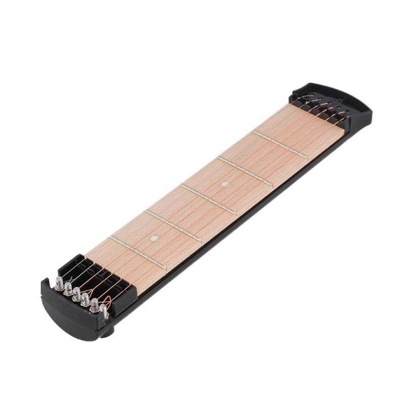 Black 6 String 6 Fret Protable Pocket Guitar Practice Tool Gadget Trainer Left Handed Malaysia