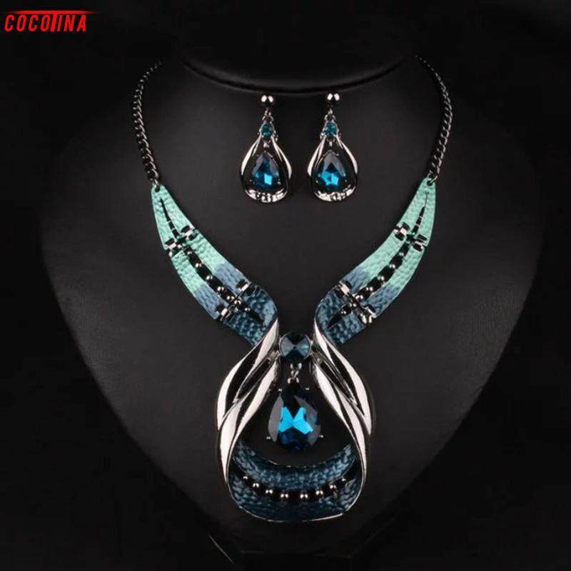 Choker pha lê Thời Trang Trang Sức Mặt Dây Chuyền Kèm mặt