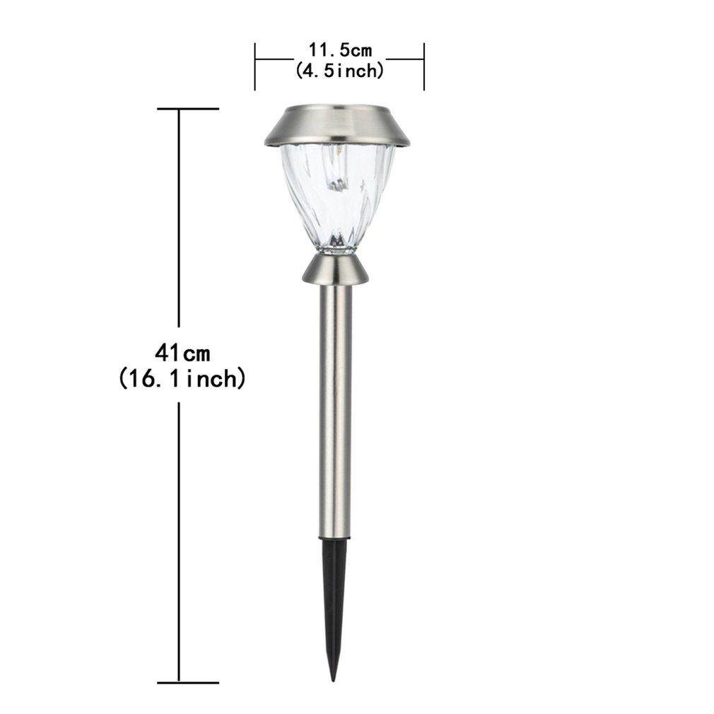 UINN Thiết Thực LED Ngoài Trời Inox Trắng/Màu Sắc Thay Đổi Năng Lượng Mặt Trời Bãi Cỏ Ánh Sáng