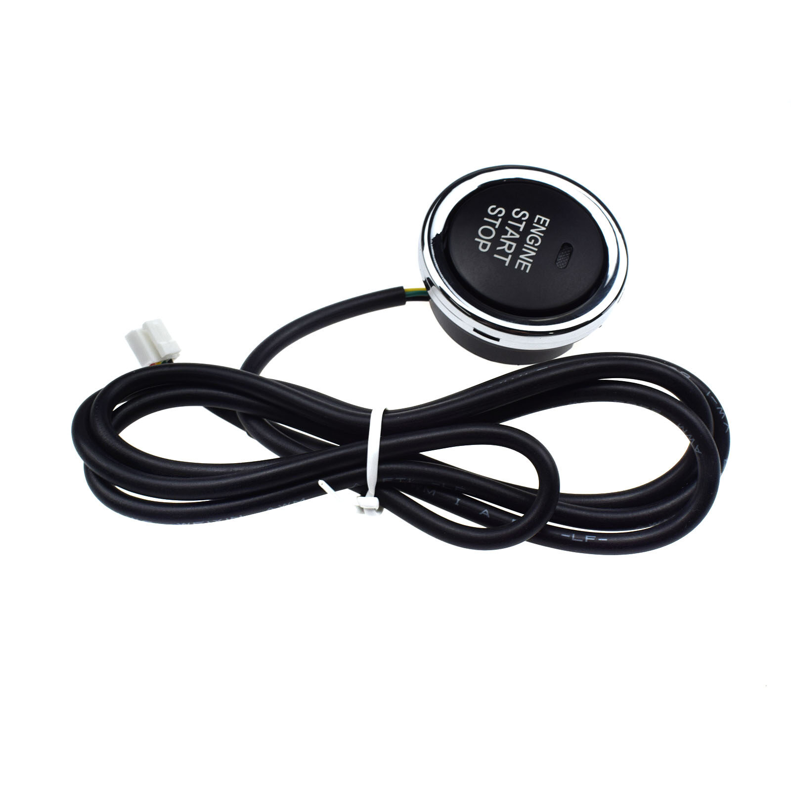 Universal Keyless Engine Ignition Start/ Stop Switch Push Start Keyless Switch with Wire for Chevrolet Honda LT0698
