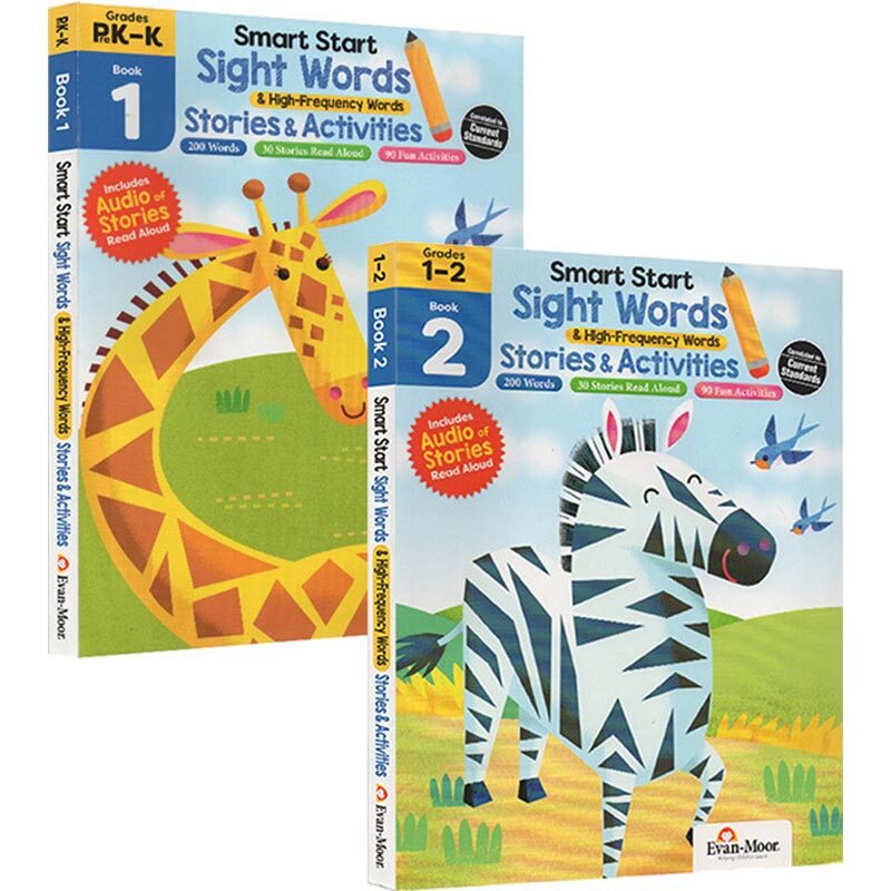 Evan Moor Smart Start Stem Sight Words Workbook Stories Activities Practice Book Homework Learning For Pre Kindergartem Kindergartem First Grade California Usa Teaching Assistant Enlightenment Series Educational Gifts For Kids Children Lazada