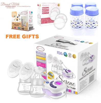 *Free Gifts* Autumnz Serene Convertible Double Electric / Manual Breast Pump