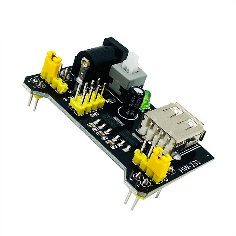 MB102 Breadboard Power Supply Module /MB102 Breadboard Trắng Chuyên Dụng Power Module 2-Way 3.3V 5V MB-102 Solderless Bánh Mì Board
