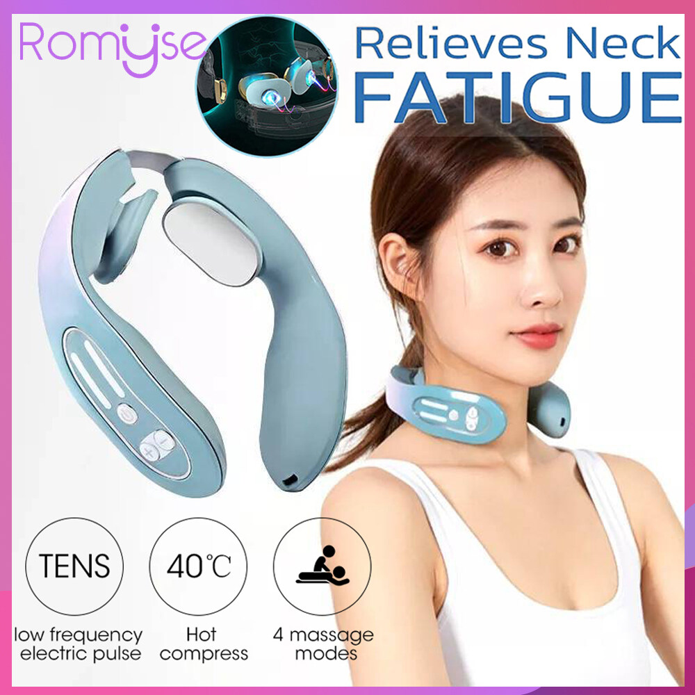 Romyse EMS Neck Massager USB Charging Electric Cervical Massager