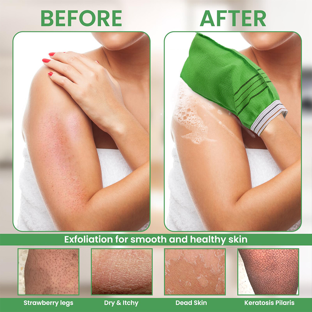 Bathing Gloves Single Layer Rubbing Dead Skin Exfoliating Bathing Gloves Bathing Applicator Towel