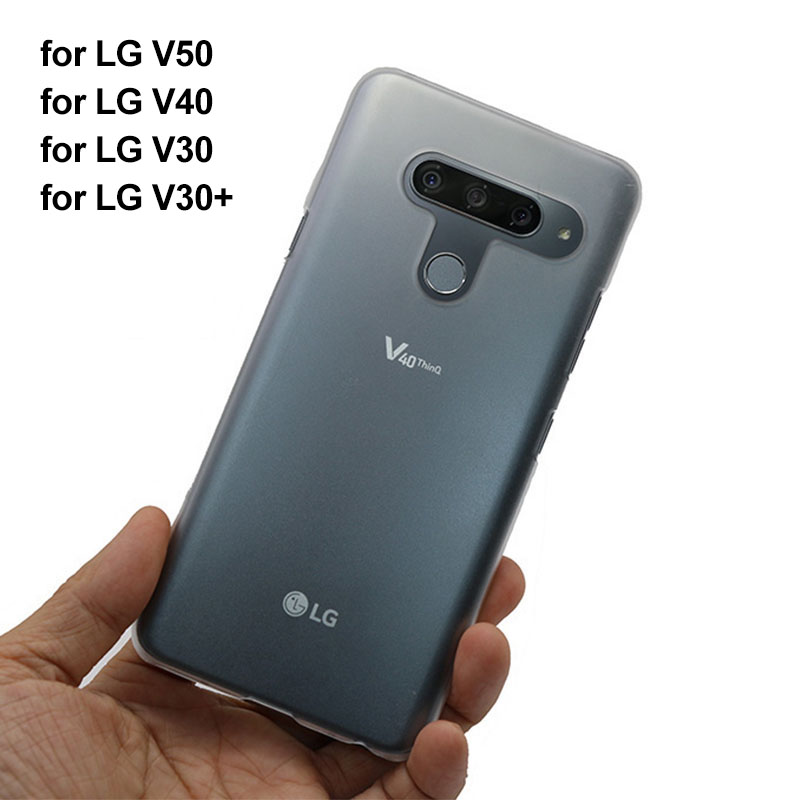 Ốp Cho LG V20 V30 V40 V50 ThinQ Vỏ Điện Thoại Nhựa PC Cứng Mờ, Ốp Lưng Màu Kẹo