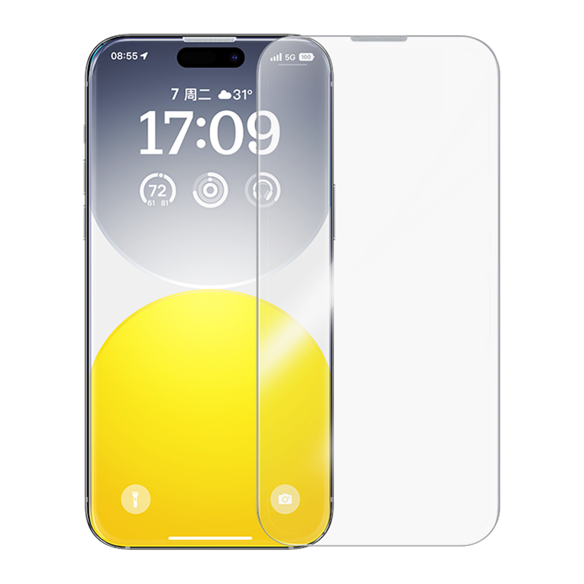 Baseus Tempered Glass For iPhone 15 Pro Max Protector For iPhone 15 Plus Glass Tempered Screen Protector Glass Easy Installation Tool Protective Film