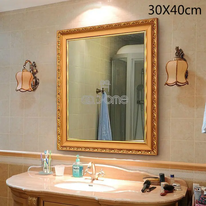 Rectangle Decorative Mirrors Retro, Vintage Bathroom Mirrors