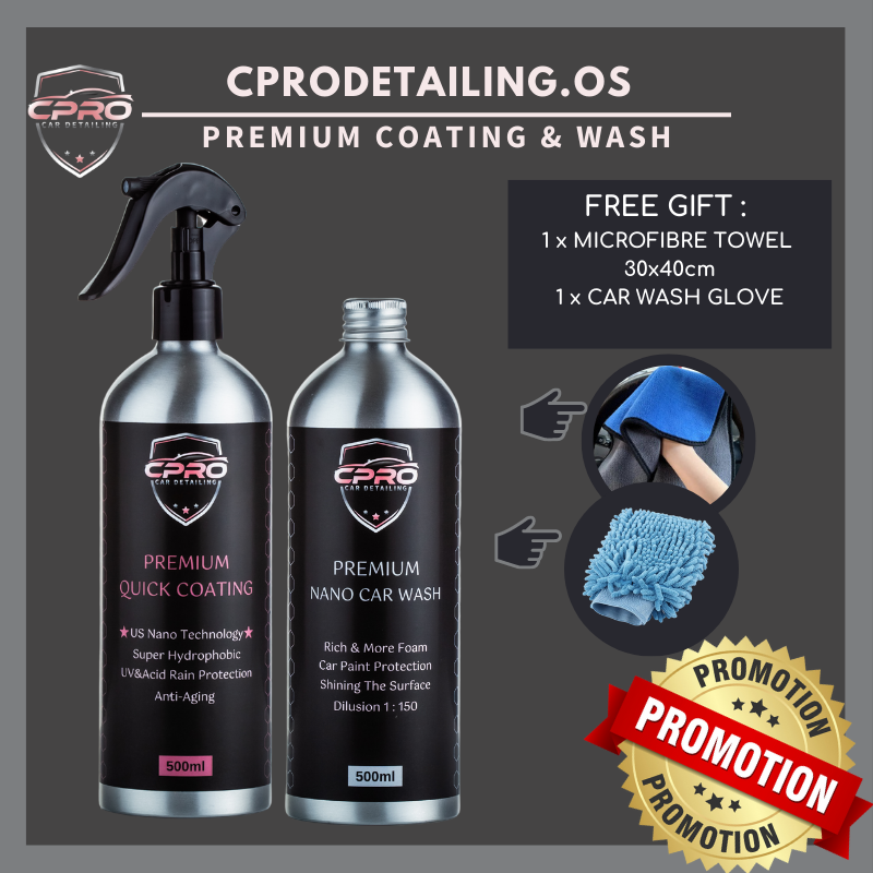 CPRO [Premium Coating+Shampoo 500ml]Car Nano Coating Spray Coating Qiuck Coating Ceramic Car