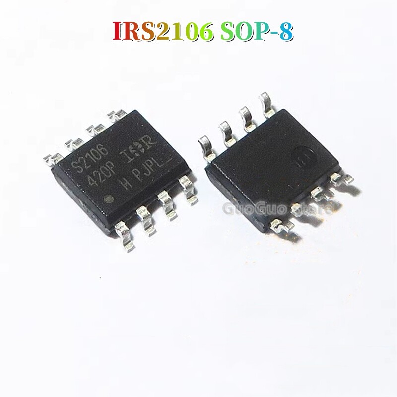 2pcs irs2106 s2106 sop-8 irs2106strpbf sop8 gate driver ic chip