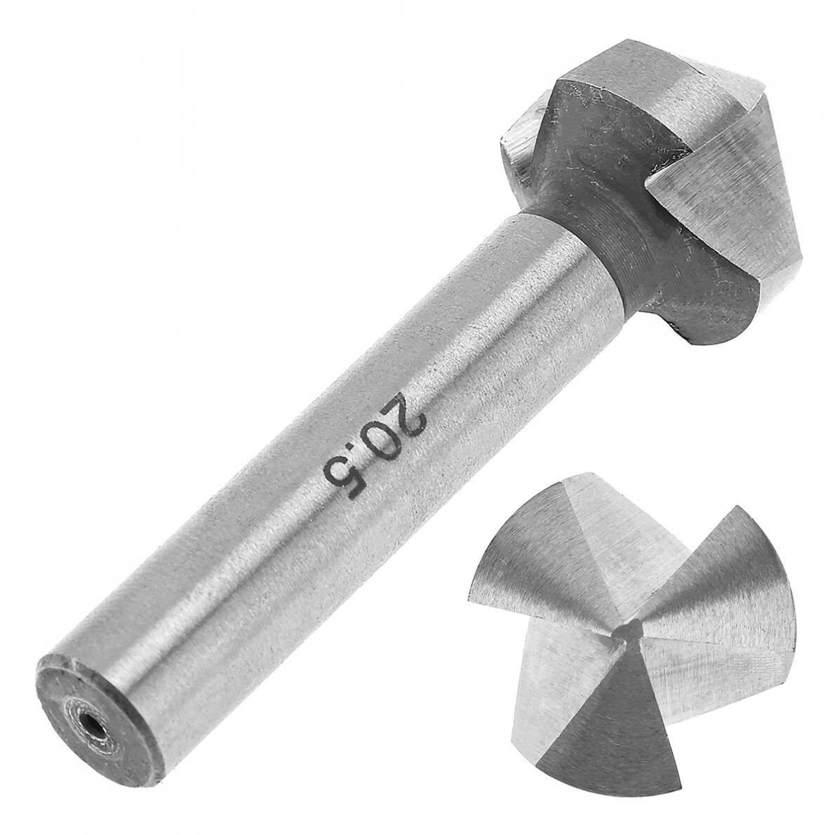 ChgImposs 6 Cái Mũi Khoan HSS Mũi Khoan 3 Cạnh 90 Độ Chamfer End Mill