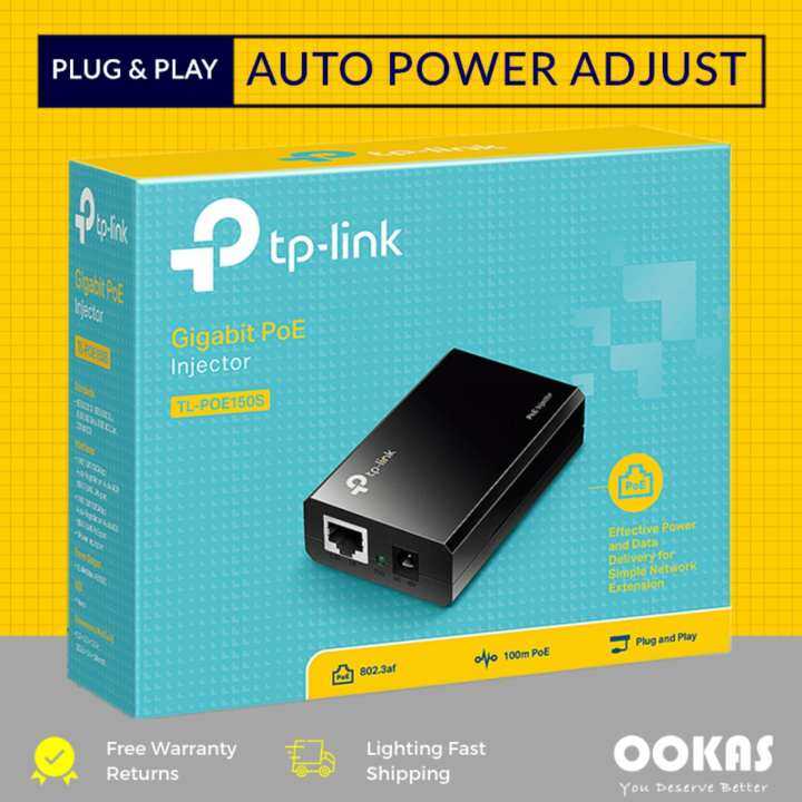 TP-Link Power over Ethernet POE Injector Adapter TL-POE150S | Lazada