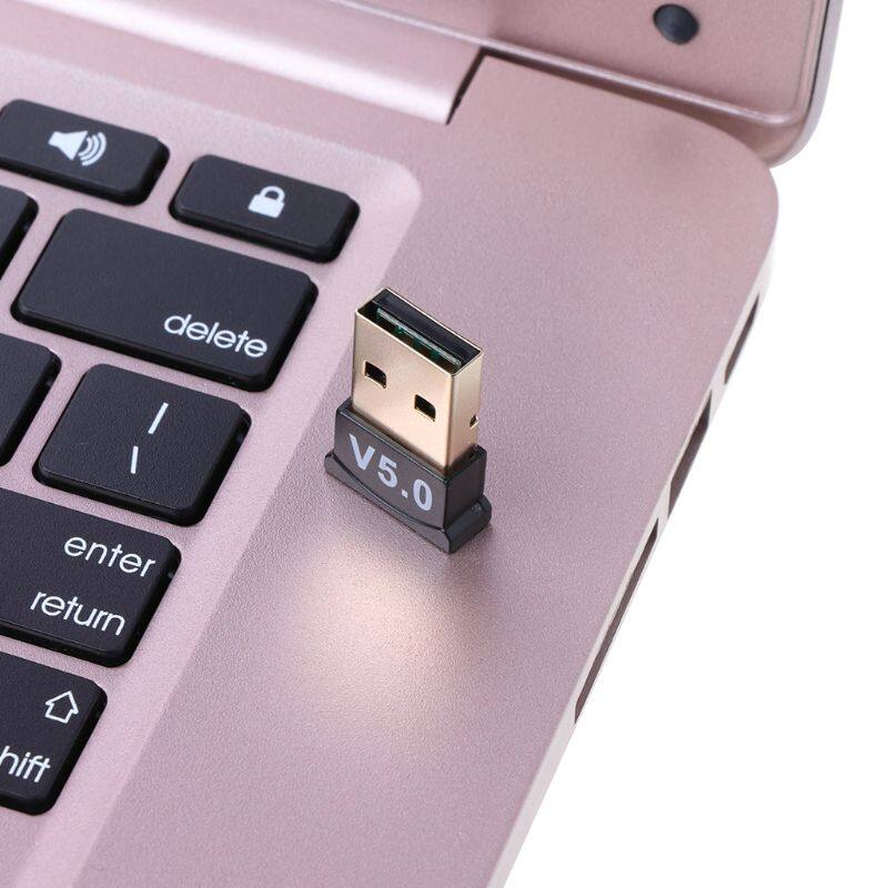 Bộ chuyển đổi USB 5.0 tương thích Bluetooth mini Bộ phát âm thanh không dây cho máy tính PC, máy tính xách tay Tai nghe