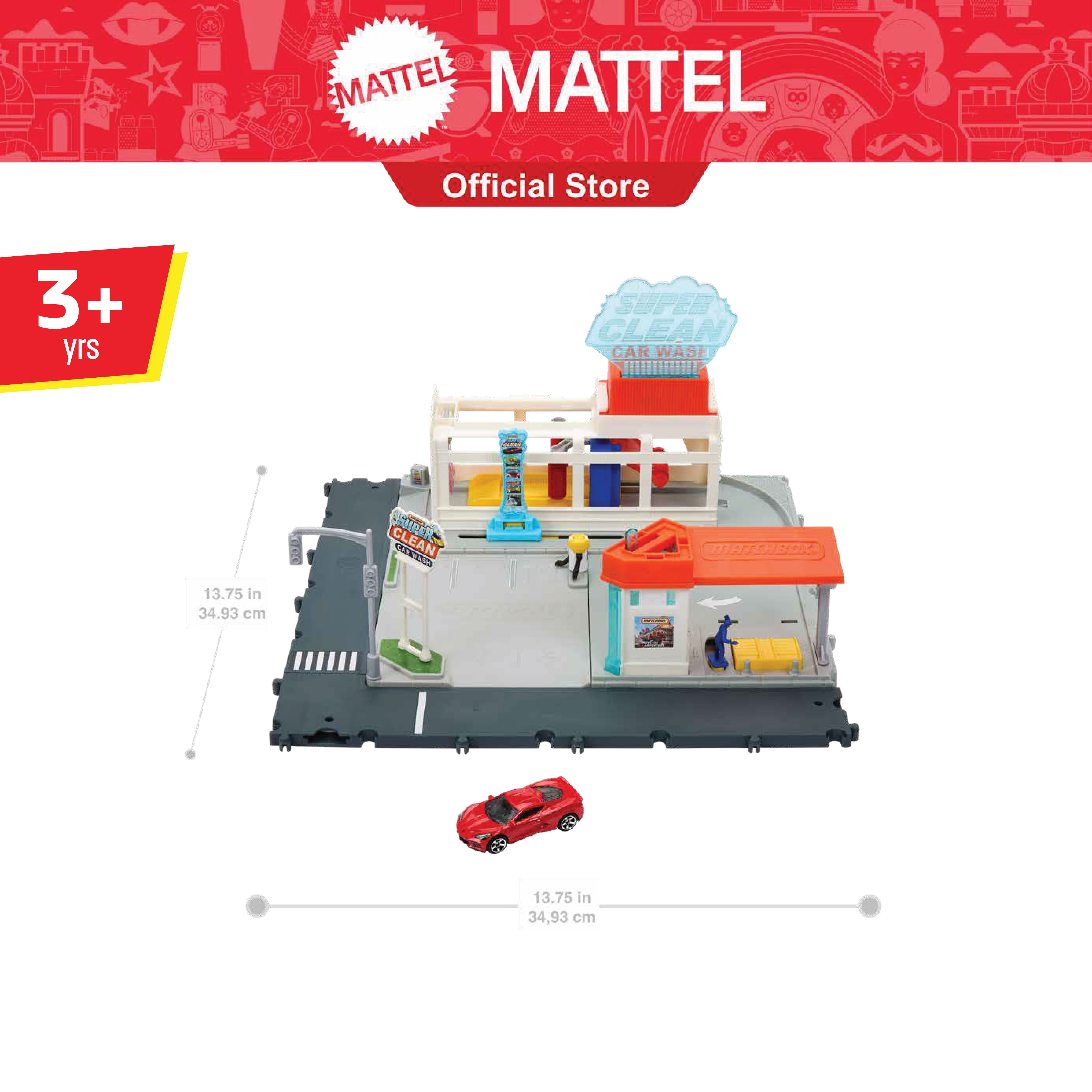 Matchbox Action Drivers Super Clean Car Wash (HNJ54) Lazada