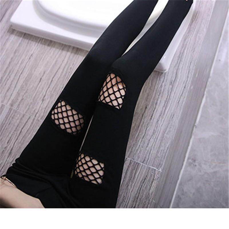 S-3XL Phụ Nữ Skinny Cắt Quần Bút Chì Giữa Eo Xà Cạp