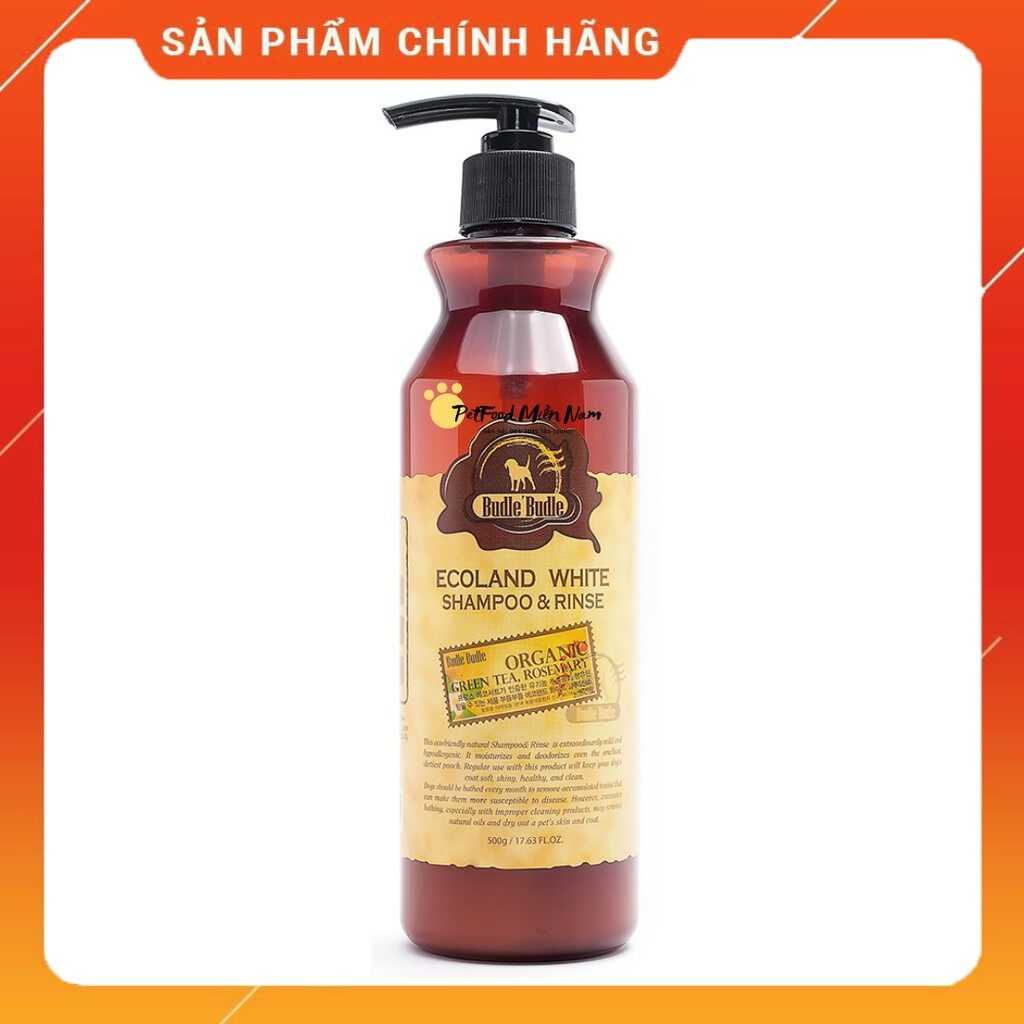 DẦU GỘI VÀ XẢ CHÓ LÔNG TRẮNG - 500ml