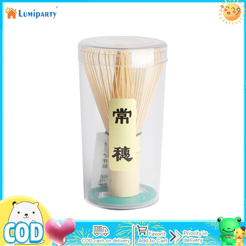 LumiParty  Bamboo Matcha Whisk Chasen Tool Preparing Japanese Green Tea Matcha Mixer Powder Brush Tool For Tea Ceremony Tea Drinking