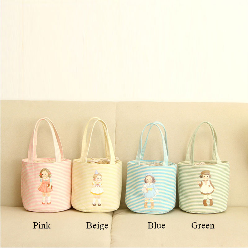 OH Insulation Bento Bag Doll Lunch Bag Student Portable Lunch Box Bag