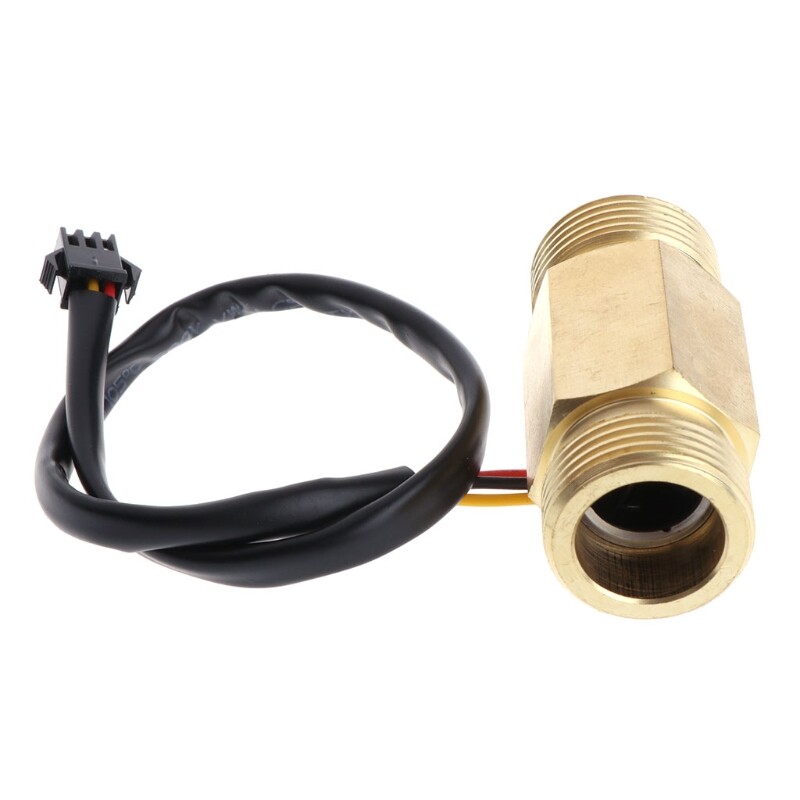 Water Flow Sensor G3/4" Hall Flowmeter Switch DN20 1-30L/min Liquid Flow Meter