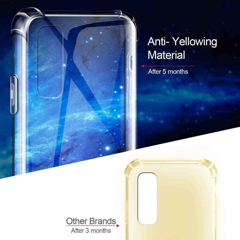Lifebelle cho Xiaomi Mi Note 10 Lite Note 10 Pro Note 10, [Phiên bản tăng cường với bốn góc] [bảo vệ chăm sóc máy ảnh] Vỏ Ốp điện thoại bảo vệ Silicone da nhựa TPU mềm cao su trong suốt chống sốc