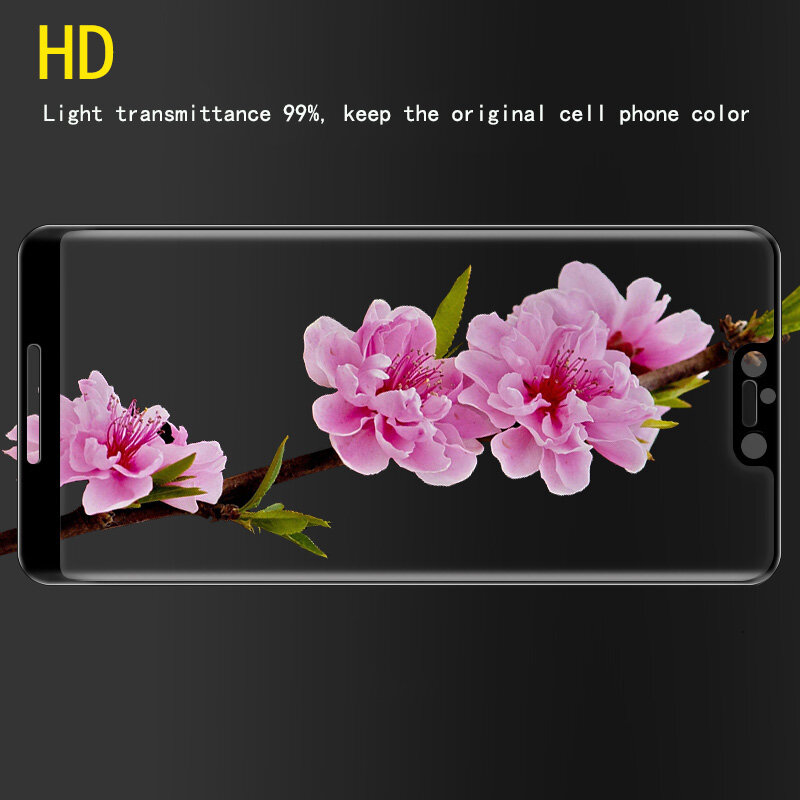 Kính Cường Lực Cong 3D Cho Google Pixel 3 3XL Bảo Vệ Toàn Màn Hình Cho Google Pixel 3 XL Phim Kính Bảo Vệ