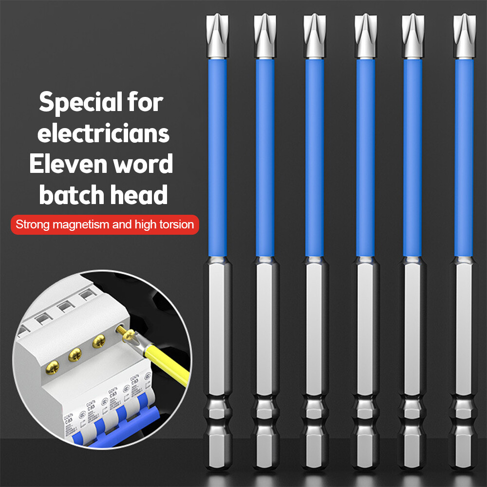 Voktta Kính thiên văn phần an toàn Bit Cross Screwdriver Bit Hex Shank Screwdriver Bit