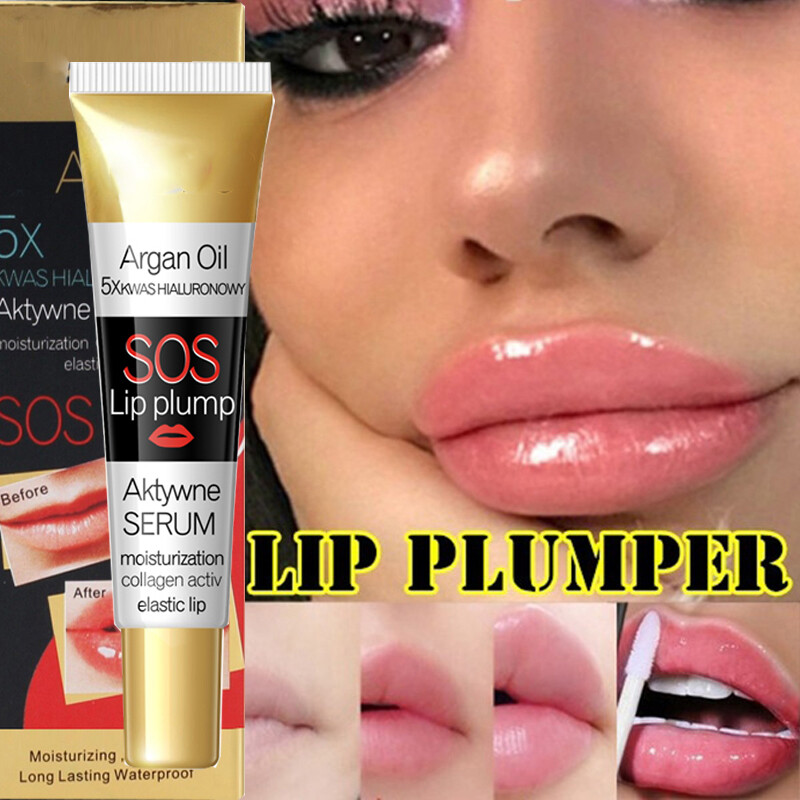 WOOLOVE Instant Lip Volumizer, Moisturizing Lip Repair, Reduce Fine Lip Lines, Brighten Lip Color, Collagen, Plumper Oil
