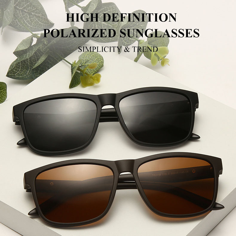 Fashion Polarized Sunglasses for Men Fishing Driving Square Shades for Women