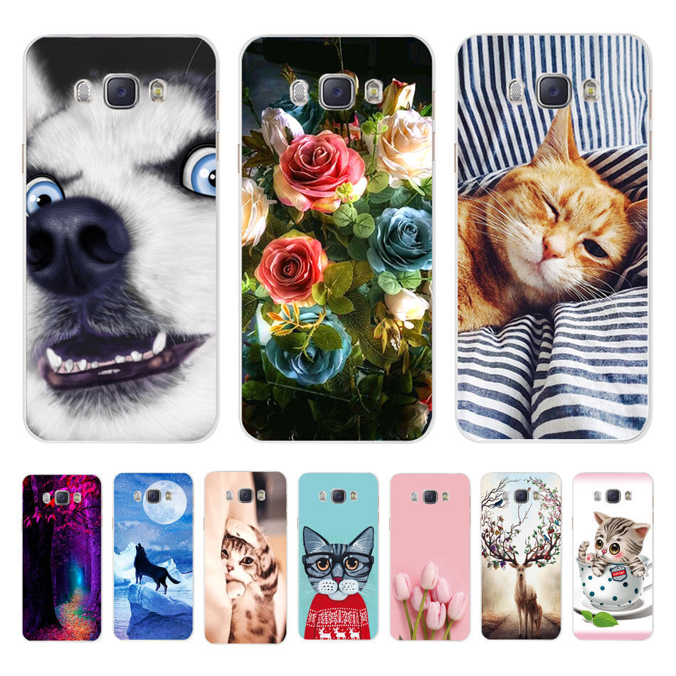 Case For Samsung Galaxy J5 2016 SM-J510F J510 Case Cute Soft Silicone Phone Back Cover For Samsung J5 2016 Casing 5.2''