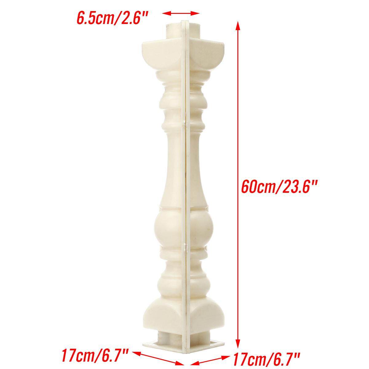 2 chiếc Moulds Lan Can Khuôn TỰ LÀM cho Bê Tông Thạch Cao Xi Măng Trang Trí Sân Vườn