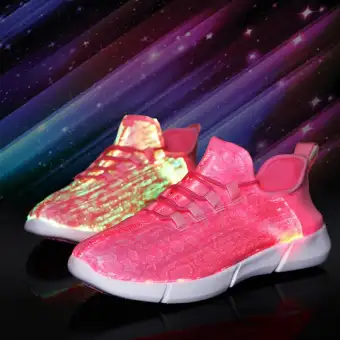 white light up shoes