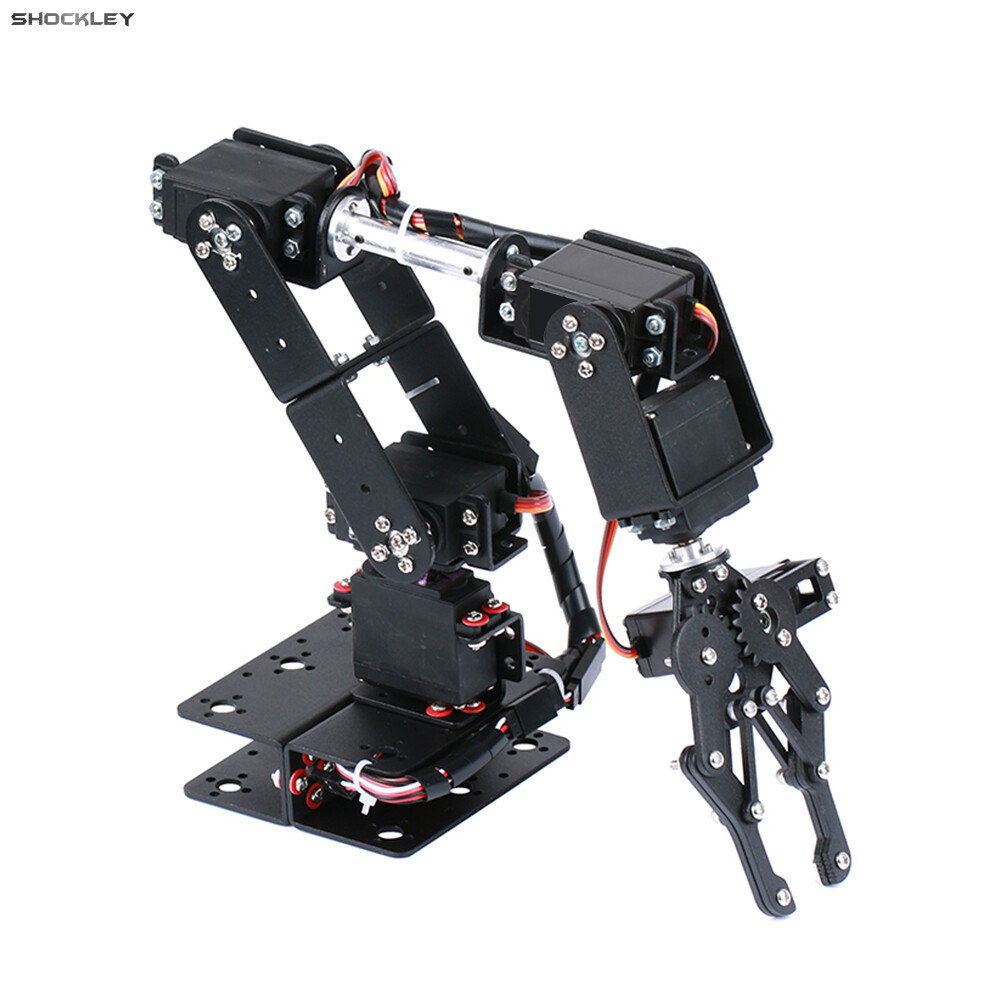 Shockley Cánh Tay Robot Kit 6doof Lập Trình cánh tay robot Tự Làm Lập Trình Bộ Robot Với Mã Nguồn Mở Và Hướng Dẫn(Không bao gồm thiết bị lái)