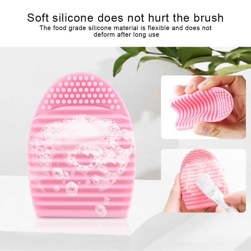 Cọ rửa mặt bằng silicon cọ rửa trứng cọ đánh trứng cọ trang điểm dụng cụ vệ sinh đa năng