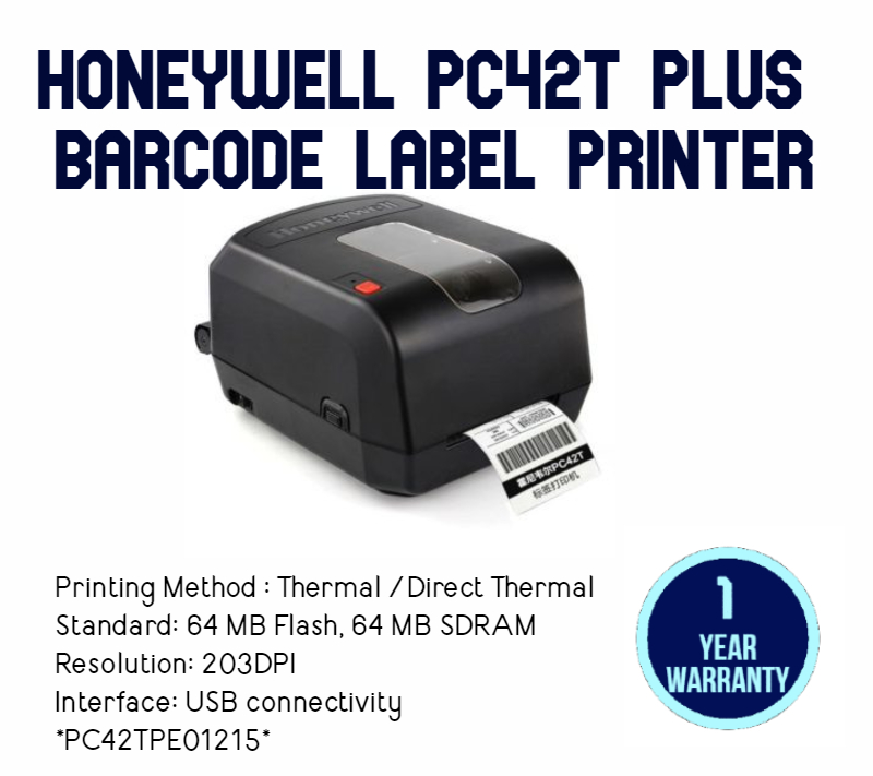Honeywell PC42T Plus Barcode Printer 