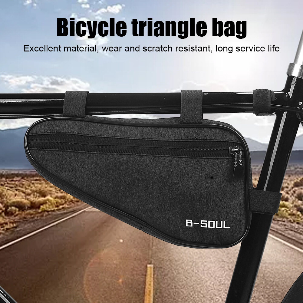 Túi Tam Giác Khung Trước Xe Đạp Leo Núi Chống Mòn, Túi Đựng Đồ Đi Xe Đạp Đường Trường