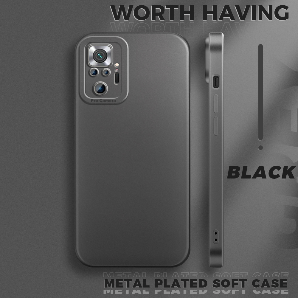 (Frosted Material) Jizetin Phone Casing For Redmi Note 10 Note 10 5G Note 10 Pro Note 10S Note 11 Note 11S Note 11 Pro Note 11 Pro 5G REDMI K40 K40 Pro New Original Design Phone Casing Soft Silicone TPU Cameras Protective Shockproof Case Cover