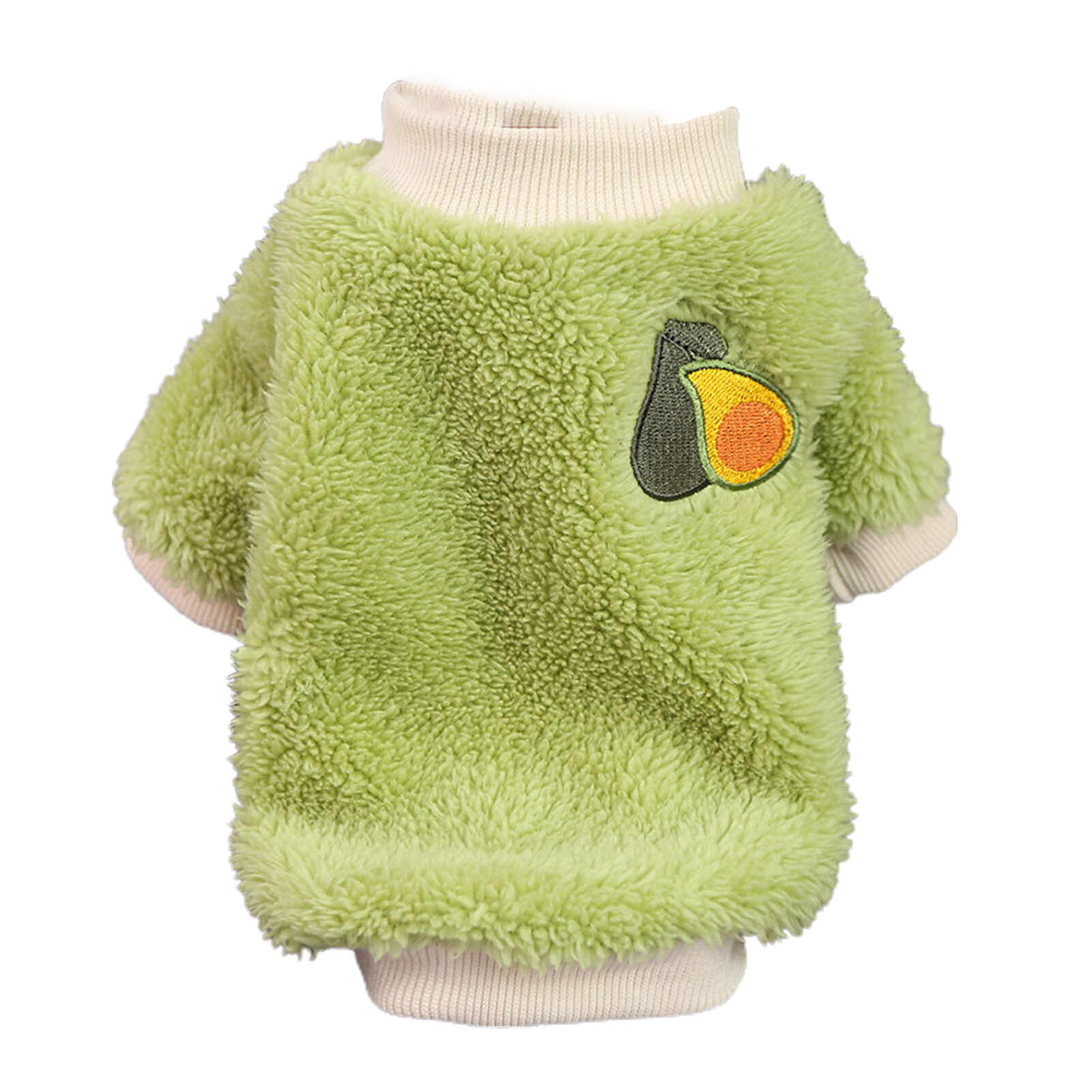 Huanhuang Ang top®Pet clothes cartoon fruit embroidery warm winter elastic pet dog sweater clothes