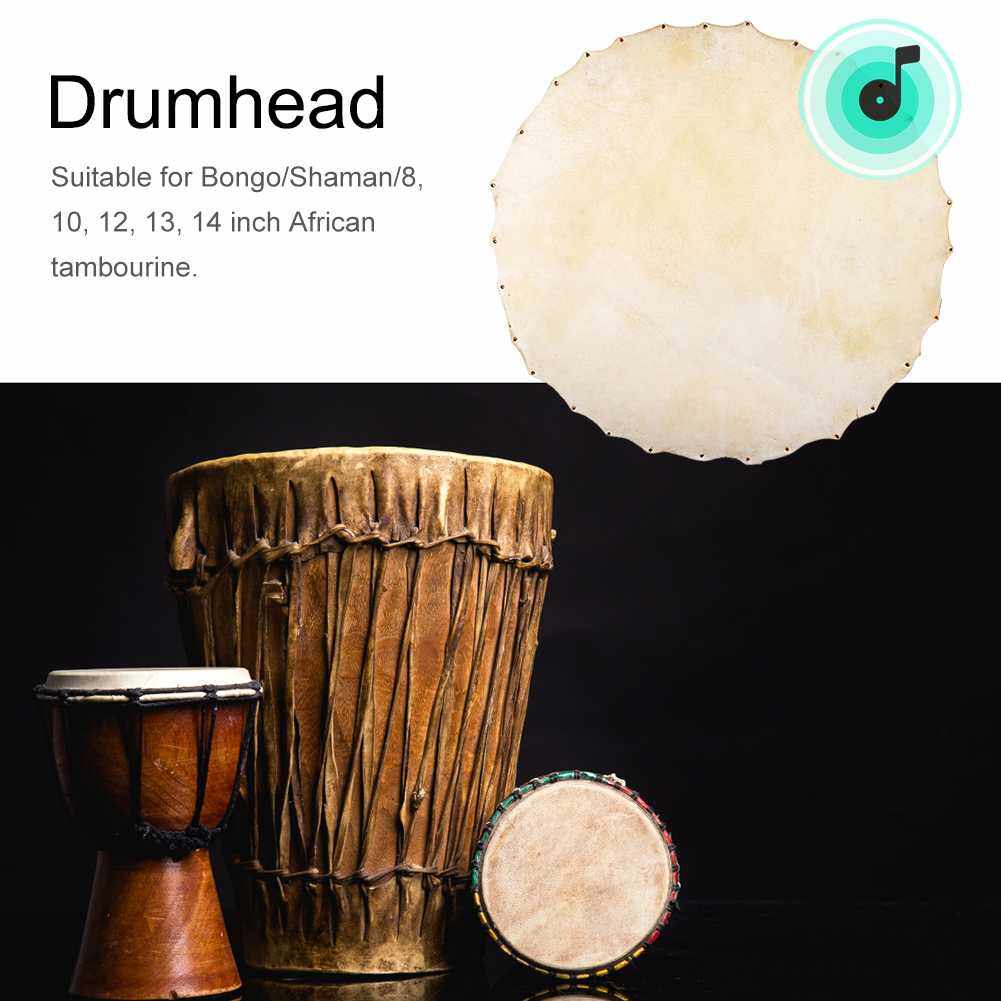 Drum Head for African Tambourine 8 10 12 13 14inch Drumhead Skin for African Drum Percussion Musical Instrument Drum Parts Accessories