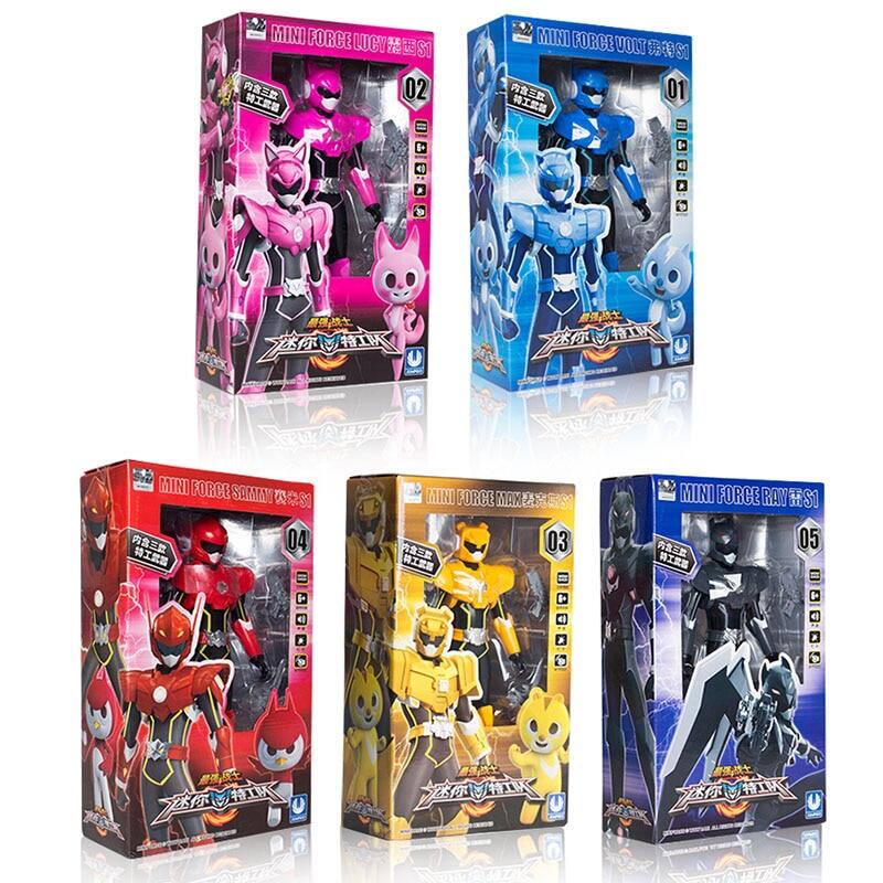 Mini Force Toys X Super Dino Power Transformation Robot Sounds Lights SAMMY LUCY VOLT Force X Action Figure Children Gifts Lazada PH