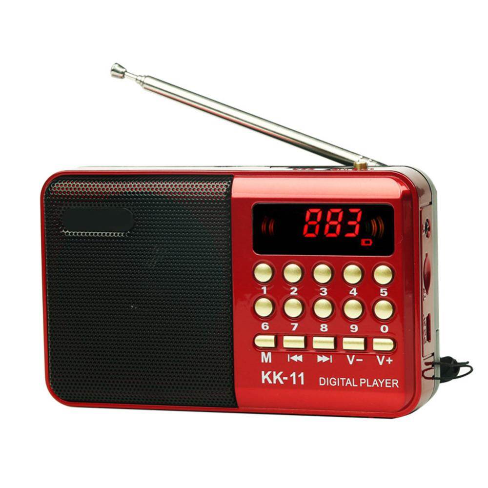 K11 Cầm Tay Kỹ Thuật Số FM MP3 Máy Nghe Nhạc Thiết Bị Loa Đài di động mini Ghi Âm