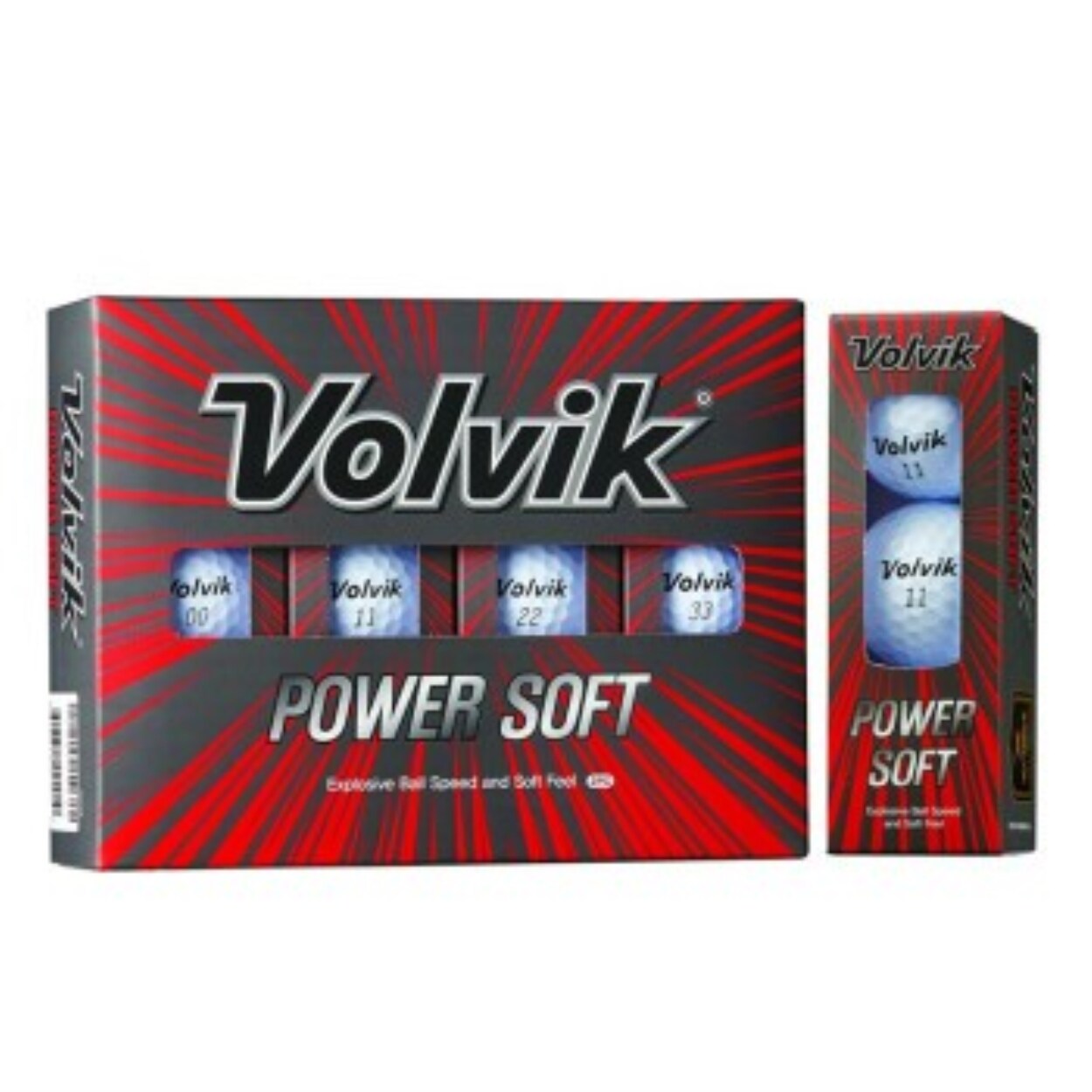 South Korea VOLVIK Golf TwoLayer Ball Power Soft Feel Good Color