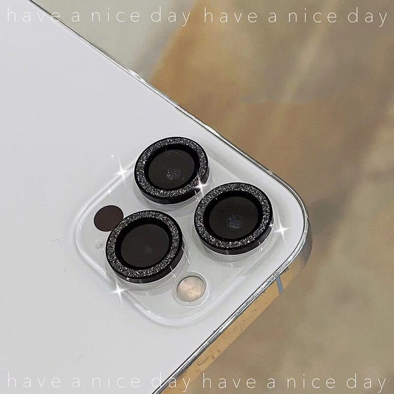 EGuanJia Sparkling Diamond Camera Lens Protector For iPhone 14 Pro Max Plus 13 Pro Max Mini 12 Pro Max Mini 11 Pro Max Tempered Glass Screen Cover Camera Film Protection Free Shipping