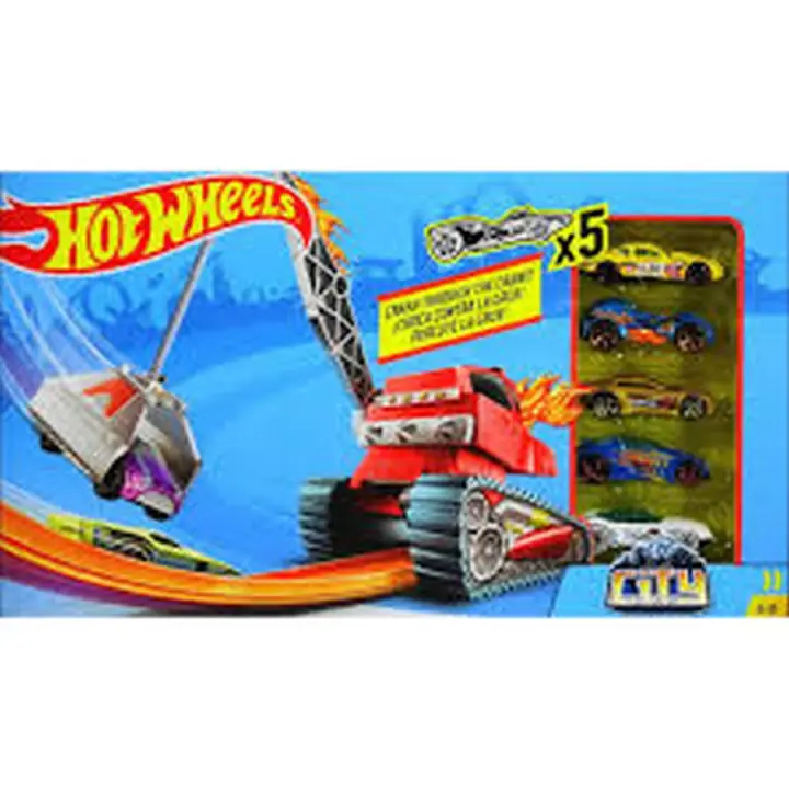 hot wheels crane crasher