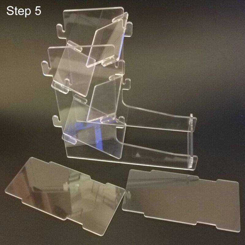 DND Acrylic Transparent Dice Tower DIY Board Game RPG Rolling Tower MTG Games