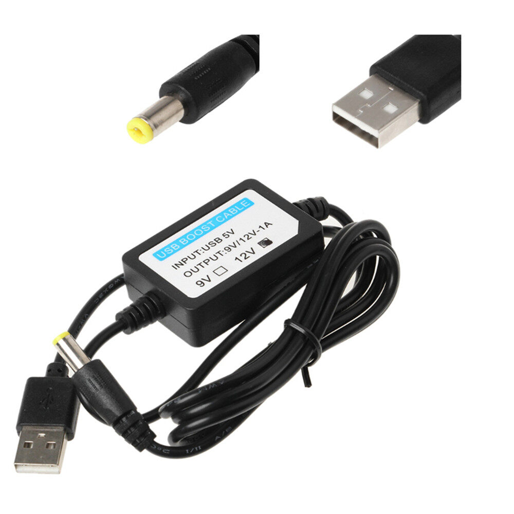 1 * Mô-đun Dây Nguồn Thực Tế 1.3 Mét 1A USB Boost Line DC 5V Đến 12V Bước Lên Mô-đun Chuyển Đổi Cáp Tăng Cường