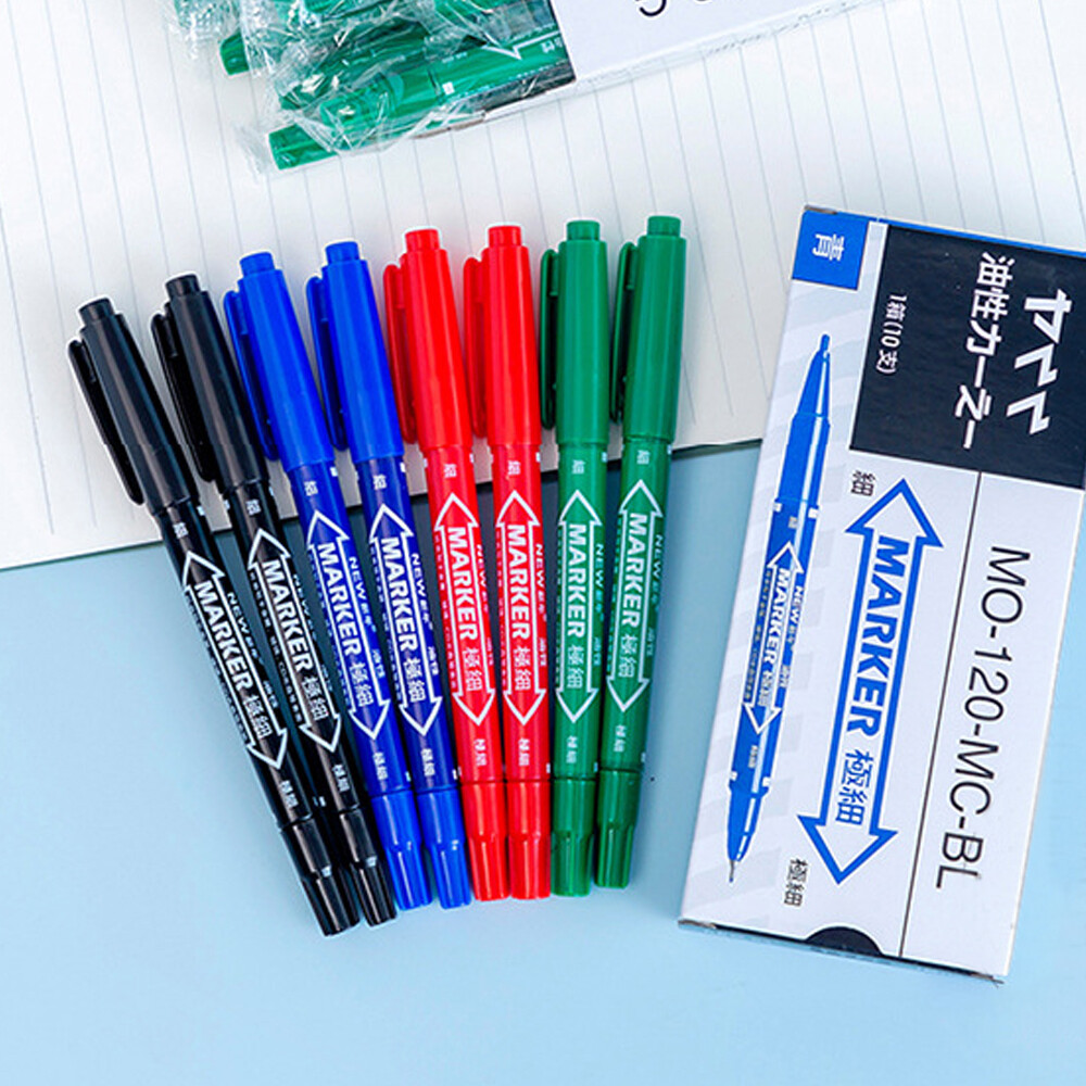 Small double-headed oily marker pen
