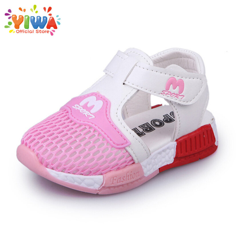 Dép Trẻ Em Yiwa Giày Thể Thao Thoáng Khí Cho Trẻ Em Xăng Đan Lưới 14-16Cm Giày Trẻ Em 1-3 Y giá rẻ