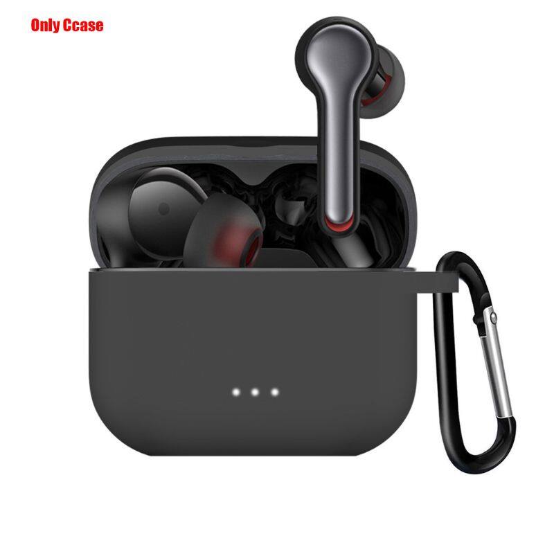 PanPan Clamshell Opening Flexible Silicone Comprehensive Protective Case Full Cover for Anker-Soundcore Liberty Air 2 Earbuds