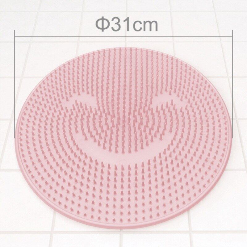 Silicone Bath Shower Back Brush Massager Bath Foot Brush Dead Skin Anti Skid Pad Bath Mats Bathroom Mat