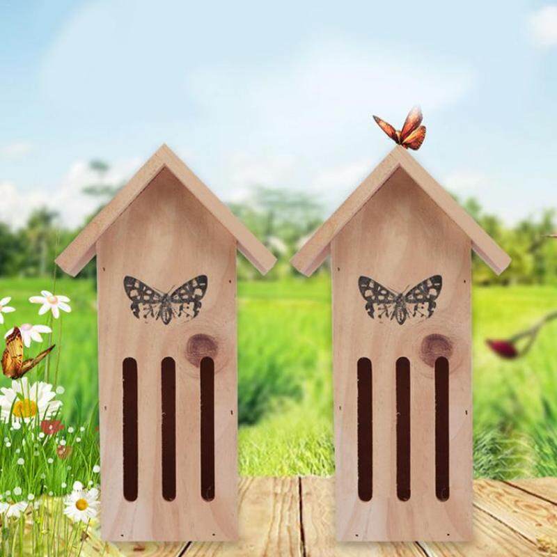 Nhà bướm bằng gỗ Nhà côn trùng bảo vệ an toàn để cung cấp bướm với nơi trú ẩn an toàn để nghỉ ngơi